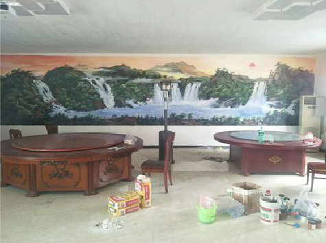 乐山墙绘-写实风景