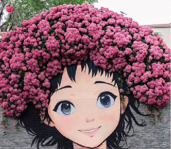 乐山墙体彩绘-网红墙打卡