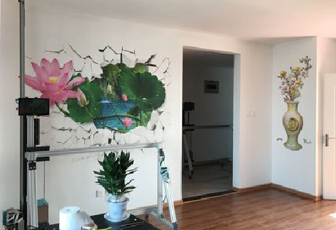 乐山墙体彩绘相比墙纸的优势。