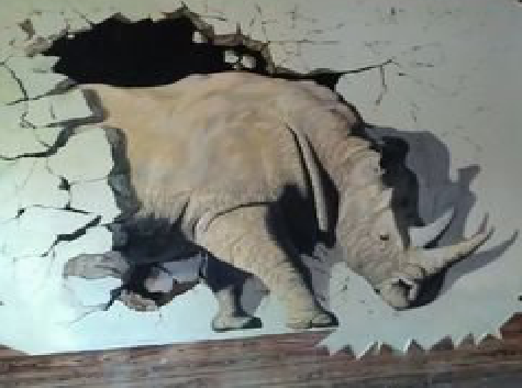 乐山在墙绘中，如何绘制3D效果？