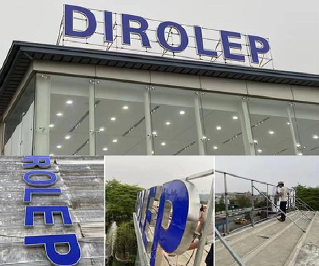 乐山楼顶发光字安装的注意事项。